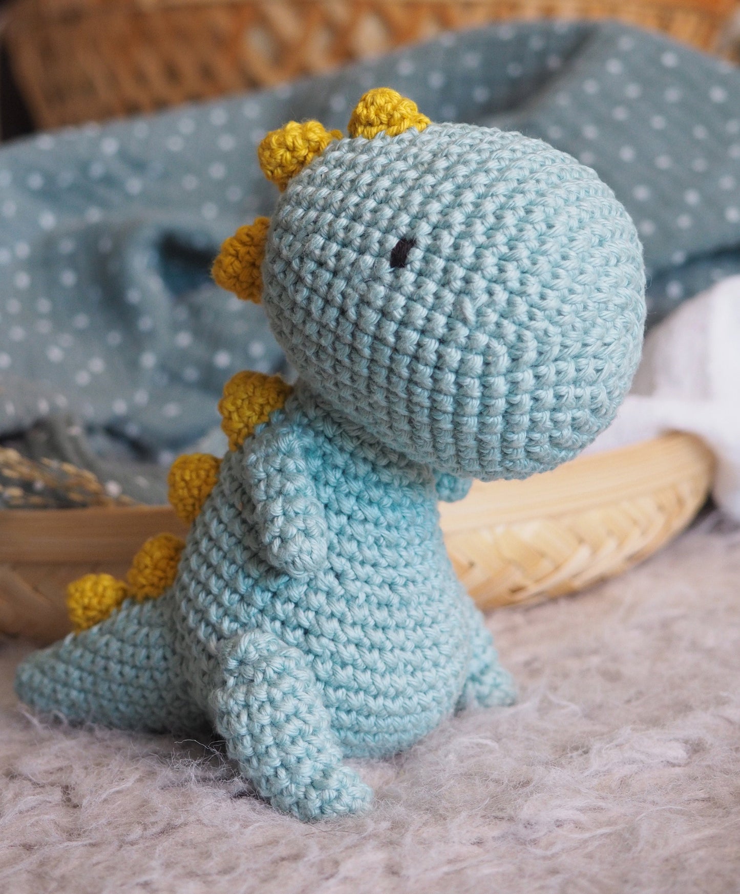 Handmade Eco-Friendly Dinosaur Toy