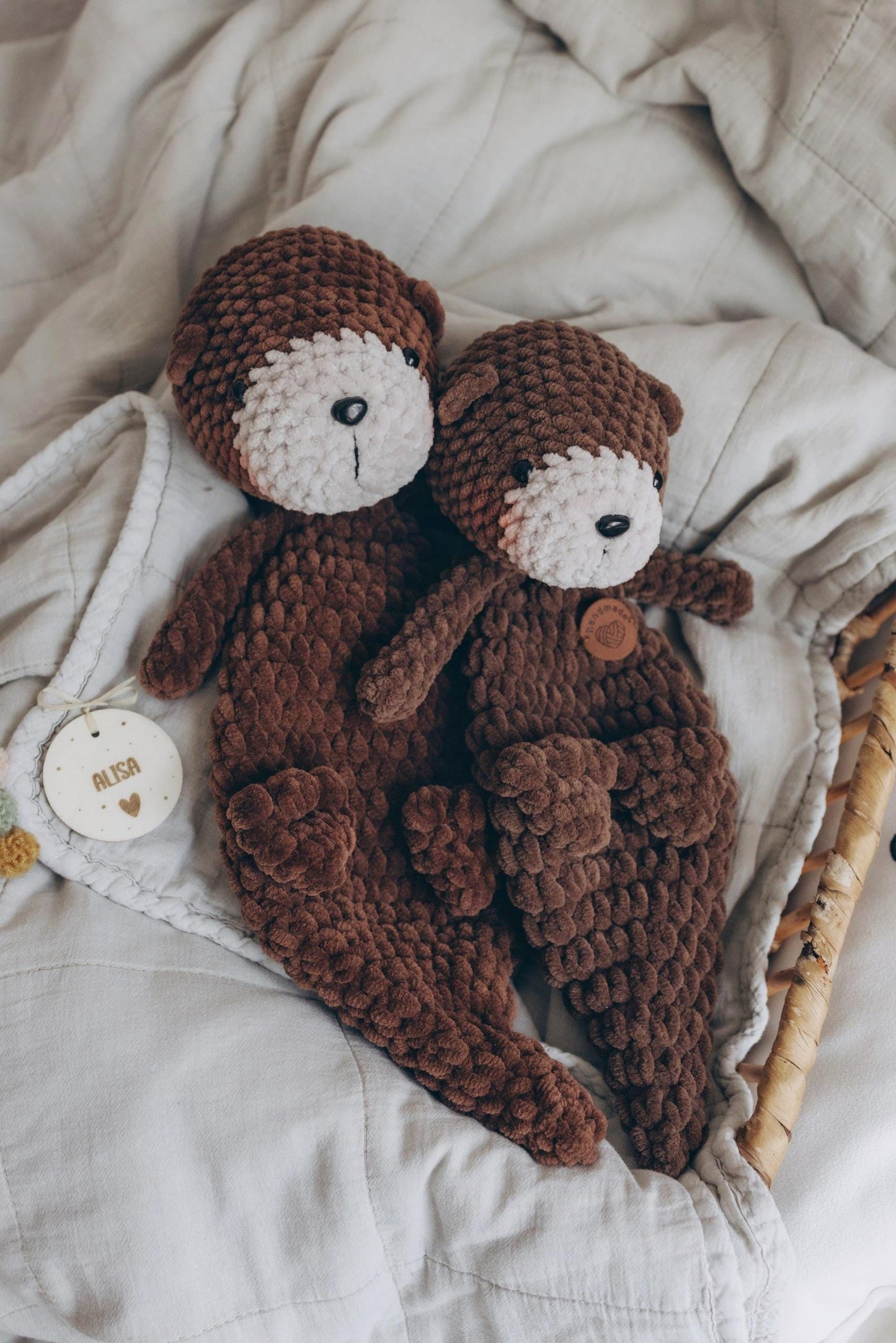 Extra Large Otter Snuggler – Plush Lovey & Comfort Companion